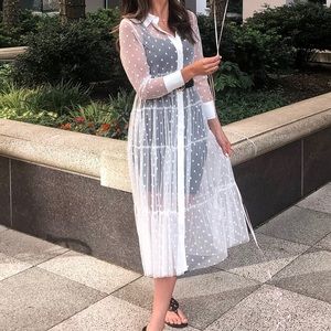 Zara see through dress